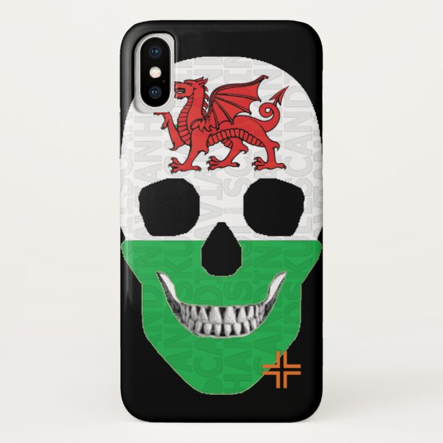 HANDSKULL Wales case iPhone X   B2 (Back)