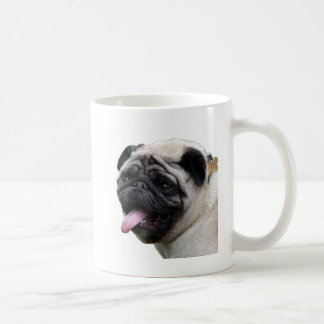Handsom white Pug photo accessories, add names Coffee Mug
