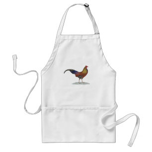 Handsome Alert Rooster Standard Apron