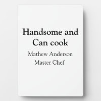 Handsome and can cook add name master chef date