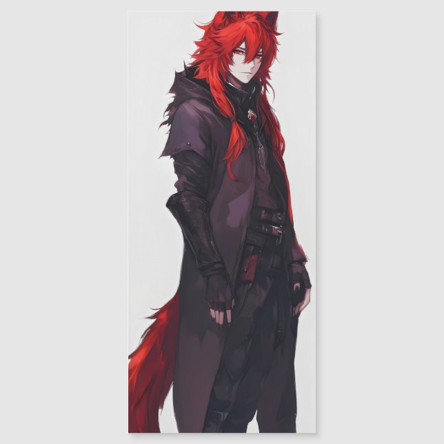 Handsome Anime Red Wolf (Front)