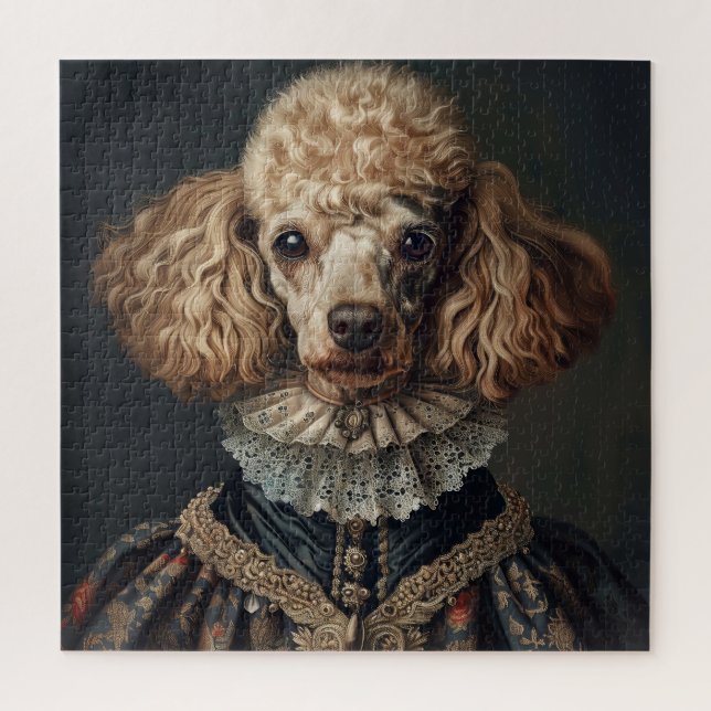 Handsome Baroque Poodle Jigsaw Puzzle (Vertical)