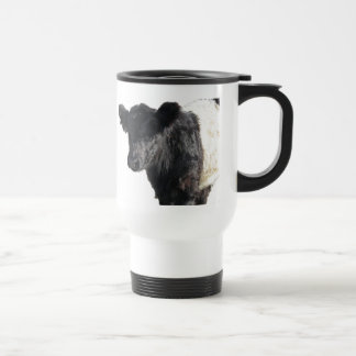 Handsome Belted Galloway Steer Travel Mug