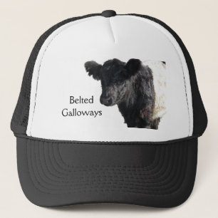 Handsome Belted Galloway Steer Trucker Hat