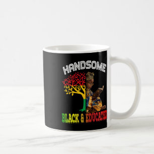 Handsome Black Educated African Black History Afri Coffee Mug
