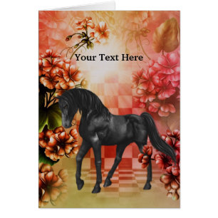 Handsome Black Fantasy Horse Photo