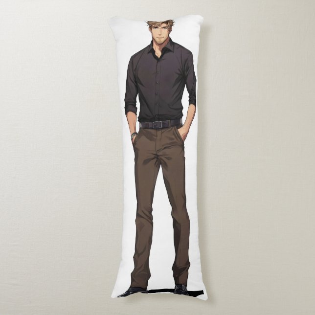 Handsome Blonde Ikemen Anime Body Pillow (Front Vertical)