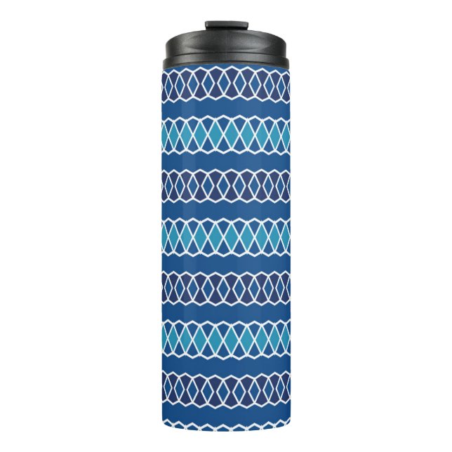 Handsome Blue Thermal Tumbler (Front)