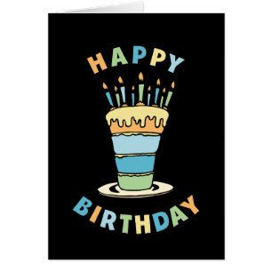 Handsome Cake Birthday Card