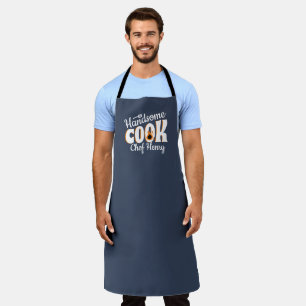 handsome cook awesome chef  apron