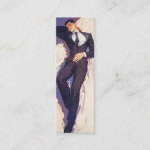 Handsome Elegant Ikemen Anime Mini Business Card