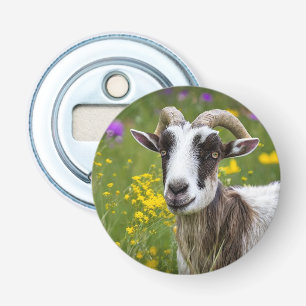 Handsome goat bottle opener