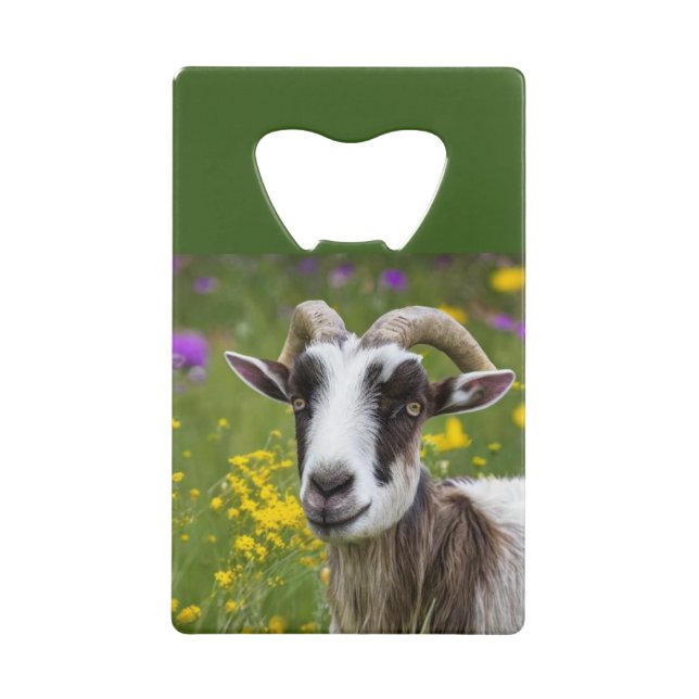 Handsome Goat  Credit Card Bottle Opener (Front)