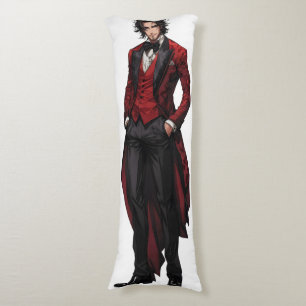 Handsome Gothic Gentleman Anime Body Pillow