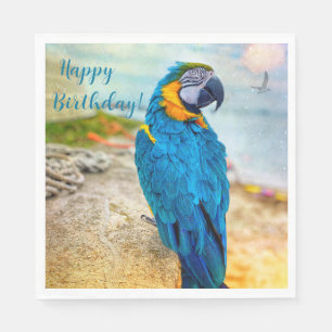 Handsome Macaw Napkin