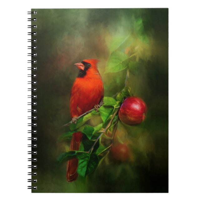 Handsome Male Cardinal Notebook (Front)