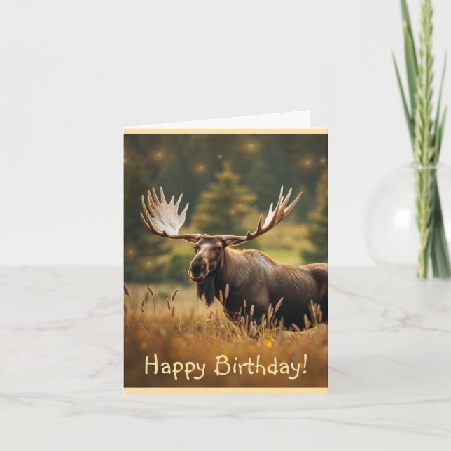 Handsome Moose Card (Front)