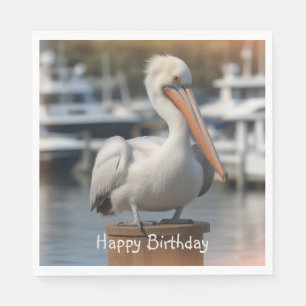 Handsome Pelican Napkin