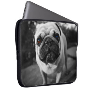 Handsome Pug Laptop Sleeve