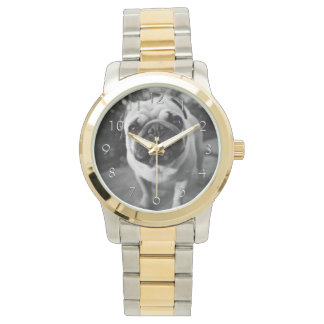 Handsome Pug Watch