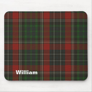 Handsome Red & Green Stuart Tartan Plaid Mouse Pad