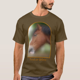 Handsome Shire Draft Horse Personalized T-Shirt