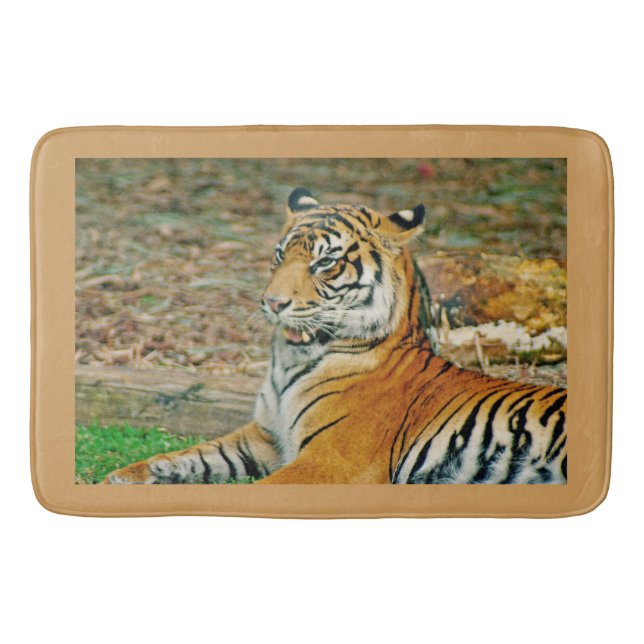 Handsome Tiger Bath Mat (Front)