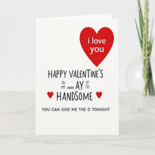 Handsome Valentines Tonight Love Card