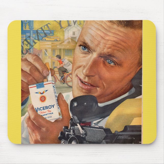 handsome Viceroy smoker Mouse Pad (Front)