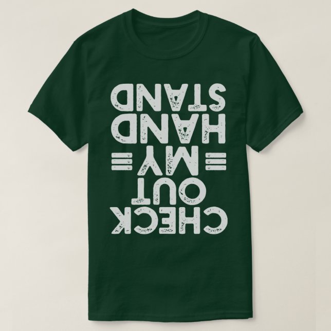 Handstand Gymnastics T-Shirt (Design Front)