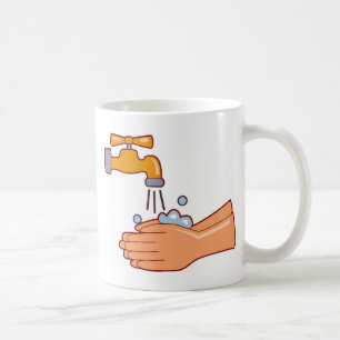 handwash300 HANDWASHING CLEANLINESS HEALTH REMINDE Coffee Mug
