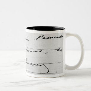 Handwriting and Signature Two-Tone Coffee Mug