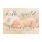 Handwriting Baby Birth Announcement Photo Card