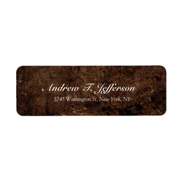 Handwriting Brown Stone Professional Easy To Edit (Front)