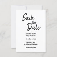 Handwriting Marker Style Font Black and White