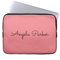 Handwriting Plain Simple Pink Professional Name