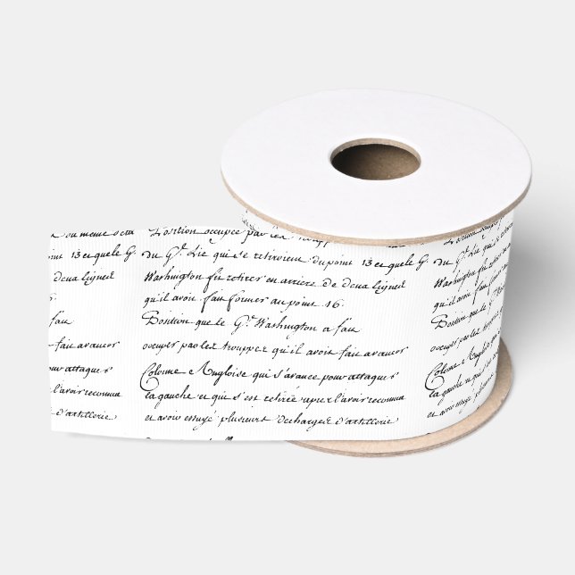 Handwriting Ribbon Grosgrain Ribbon (Spool)