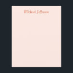 Handwriting Script Name Elegant Plain  Flyer<br><div class="desc">Choose from Different Types and Sizes. Trendy Retro Style Template For All Needs.</div>