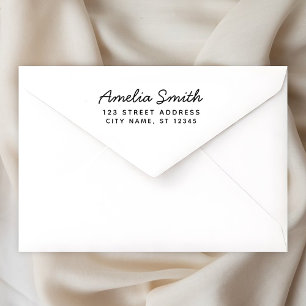 Handwriting Style Personalized Name & Address Self-inking Stamp