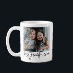 Handwritten Best Grandpa Ever Modern 2-Photo Coffee Mug<br><div class="desc">Modern personalized mug for grandfathers,  featuring 2 photos with 'best grandpa ever' in a casual handwritten font. If you need any help customizing this,  please contact me using the message button below and I'll be happy to help.</div>