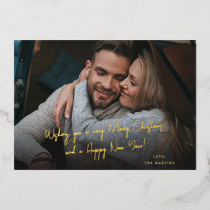 Handwritten Christmas or Holiday Note Photo - DK