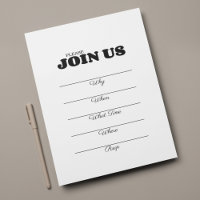 Handwritten Fill In Multi Purpose Black Typography