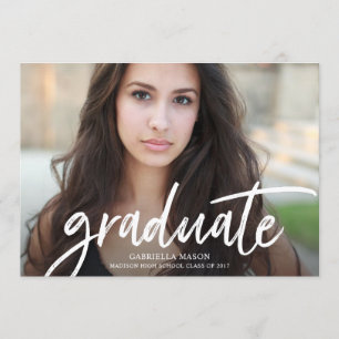 Handwritten Graduate Graduation Announcement