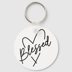 Handwritten Gratitude Quote Keychain