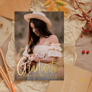 Handwritten Headline Graduation Invitation