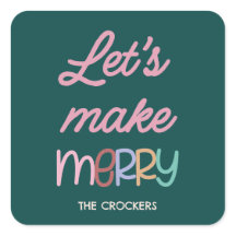 Handwritten Lets Make Merry 