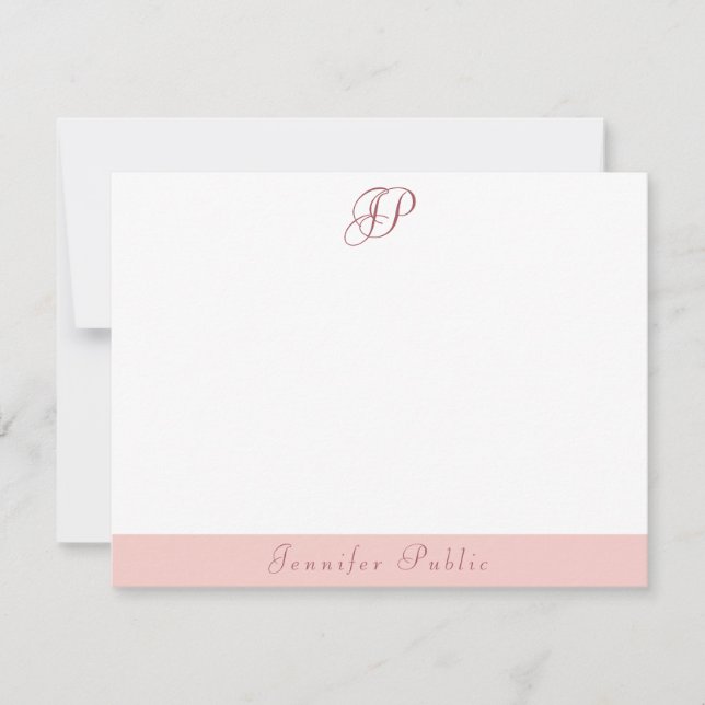 Handwritten Monogram Colourful Modern Template (Front)