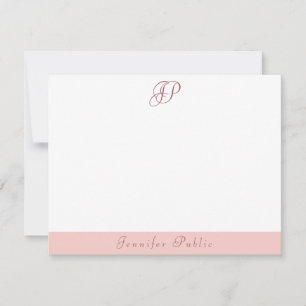 Handwritten Monogram Colourful Modern Template