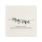 HANDWRITTEN Mrs & Mrs. WEDDING PAPER NAPKINS
