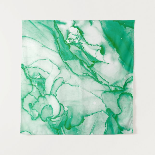 Handwritten neon glowing text Make Your Own Magic  Tapestry (Front)